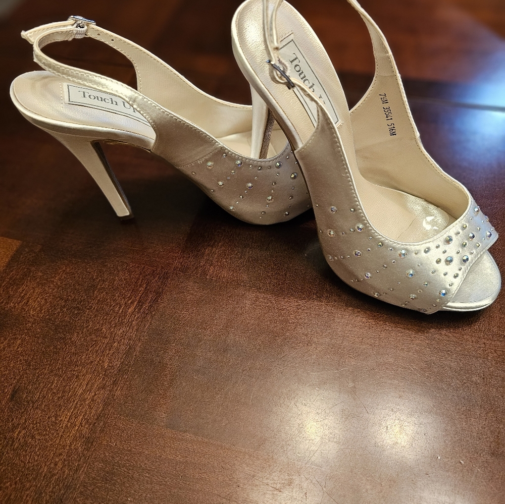 Touch Ups Bejeweled Heels Size 7.5